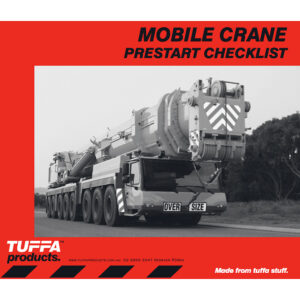 Mobile Crane Prestart Checklist Book