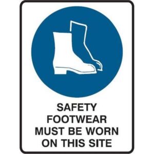 Safety Footwear Must Be Worn On This Site