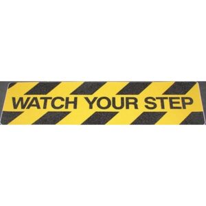 Watch your step anti slip floor sticker